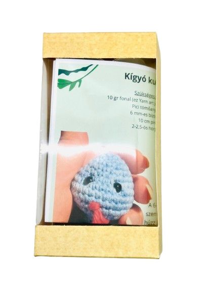 "Csináld magad" kígyós kulcstartó doboz, magyar nyelvű