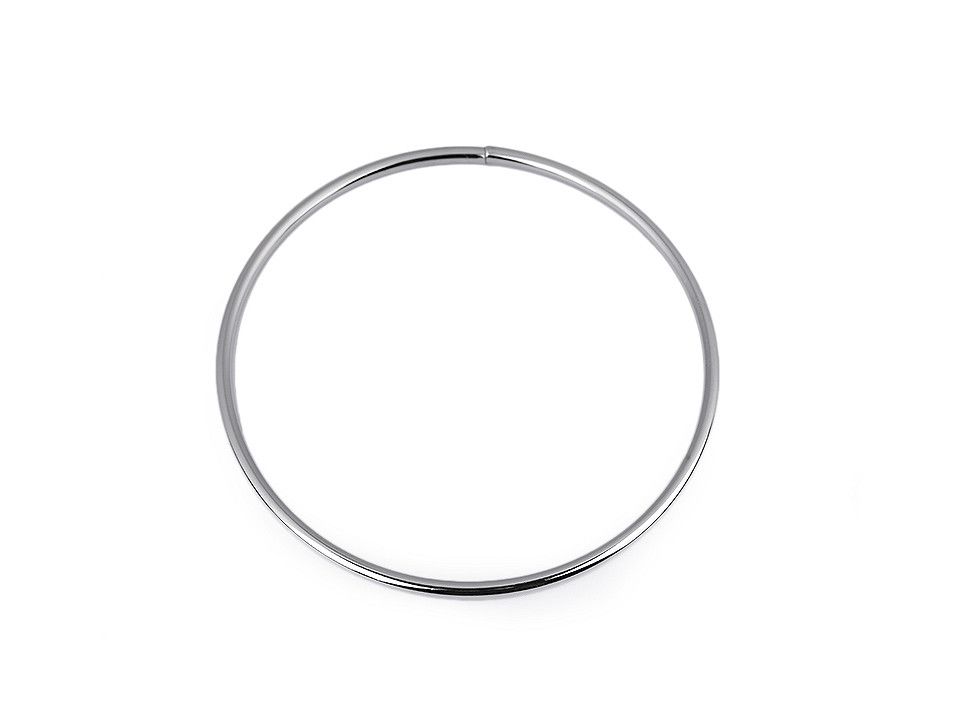 Cerc metalic / manere geanta Ø13,5 cm nichel/ pereche