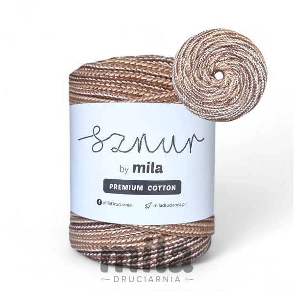 Snur 5 mm BUMBAC PREMIUM, 100m, PCM122 MIX CIUPERCI