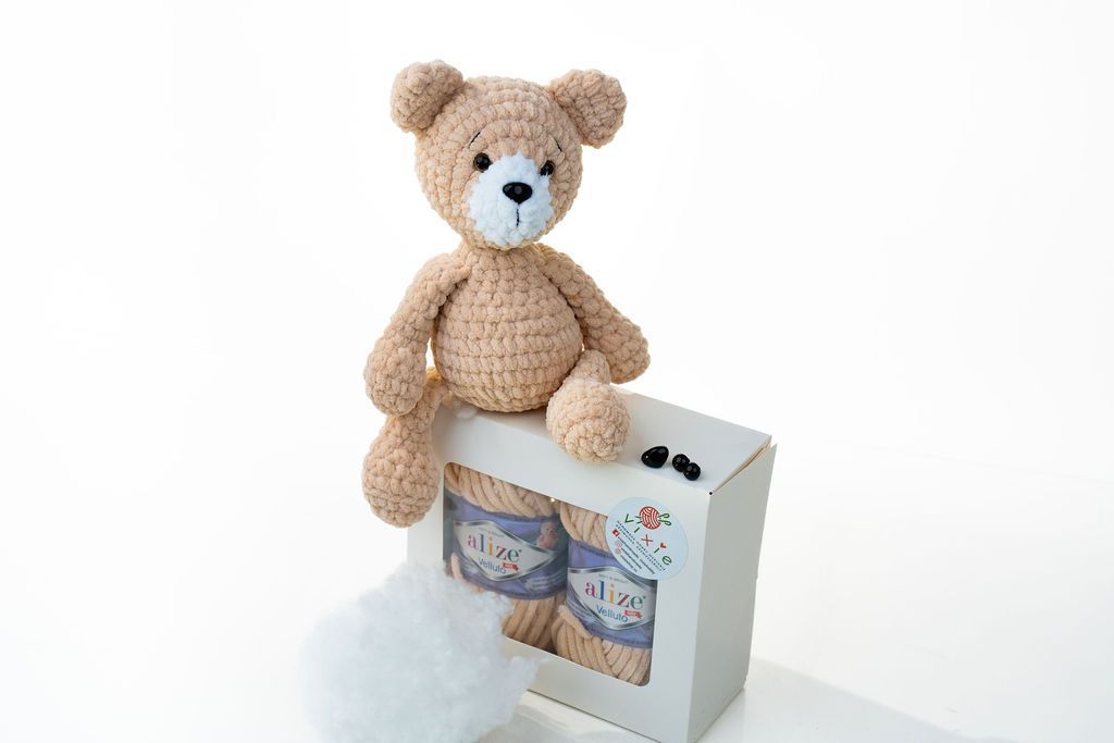 Box "do it yourself" ursuleț, bej, limba română