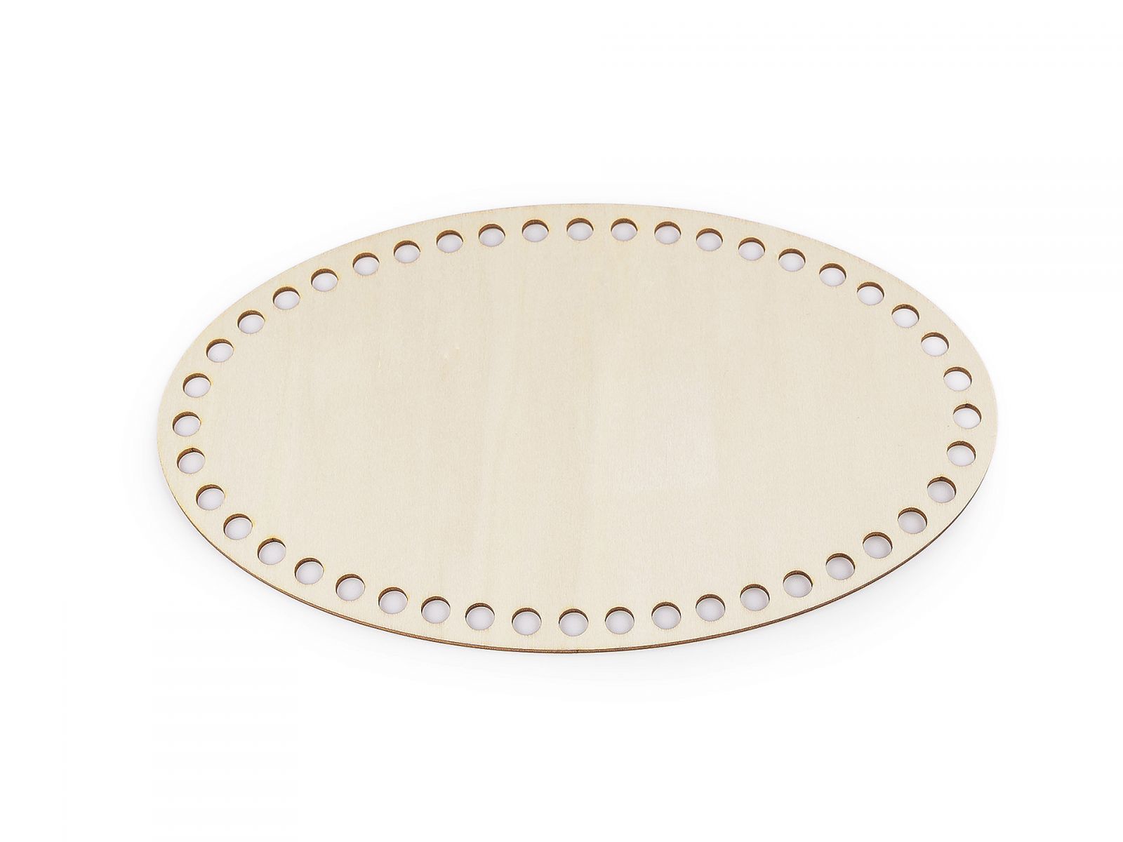 Fund oval pentru coșuri tricotate 15x25 cm