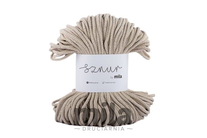 Sznur  zsinórfonal 3 mm, Csillogó, 100 m PG119 arany