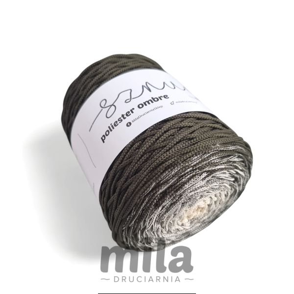 Sznur de poliester OMBRE 3 mm, 300 m, OM24 bej deschis/kaki