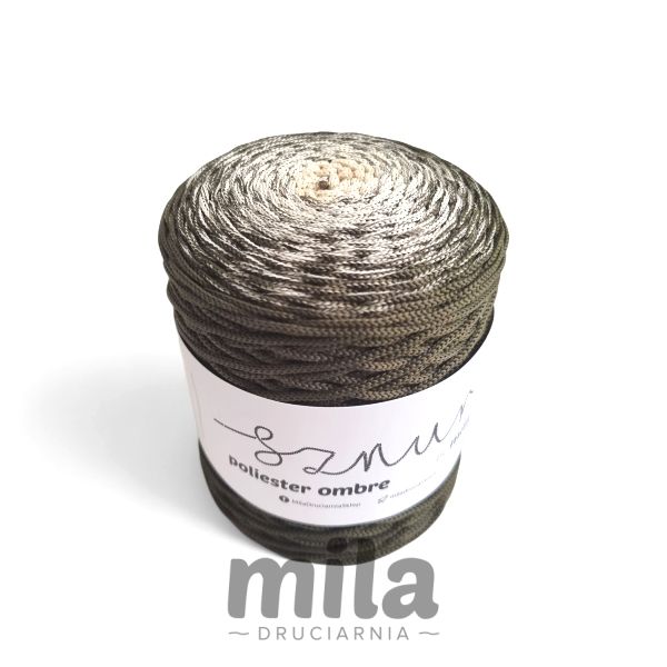 Sznur de poliester OMBRE 3 mm, 300 m, OM24 bej deschis/kaki