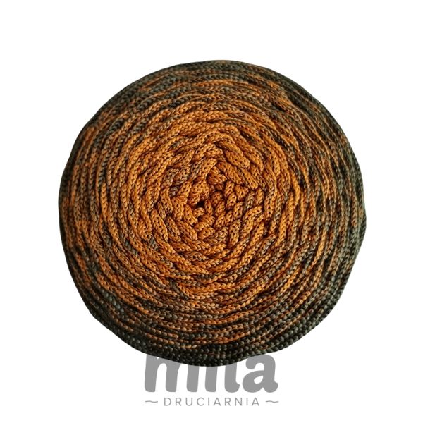 Sznur de poliester OMBRE 3 mm, 300 m, OM15 muștar/kaki