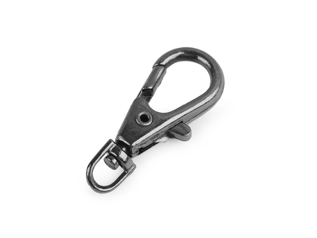 Carabină cu vârtej, 4 mm-nichel negru, set 10 buc, reducere 30%