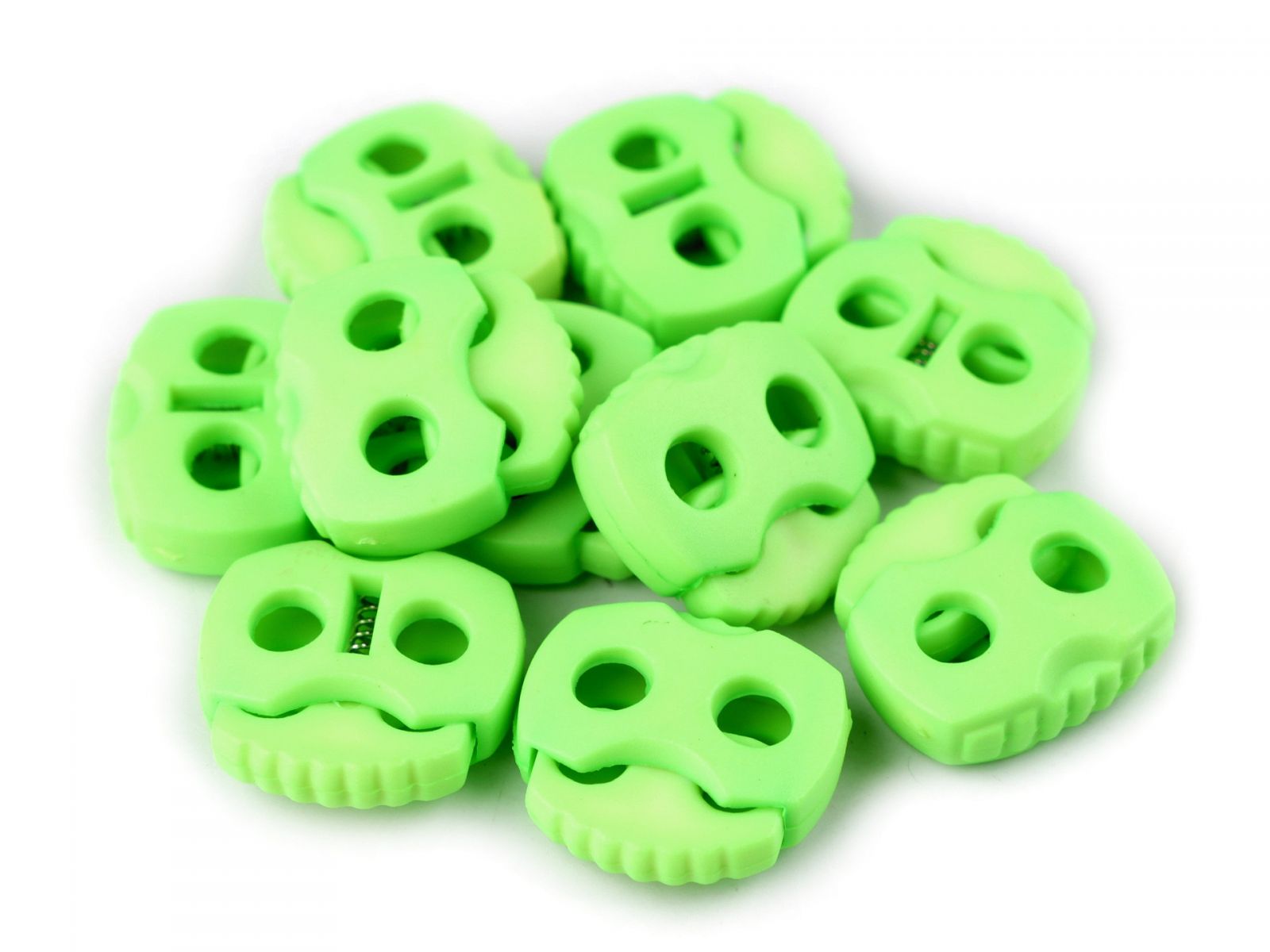 Opritor snur dublu verde neon, 9 buc , reducere 80%