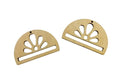 Baze cercei lemn pentru macrame- model 4, set 10 pereche, reducere 50%