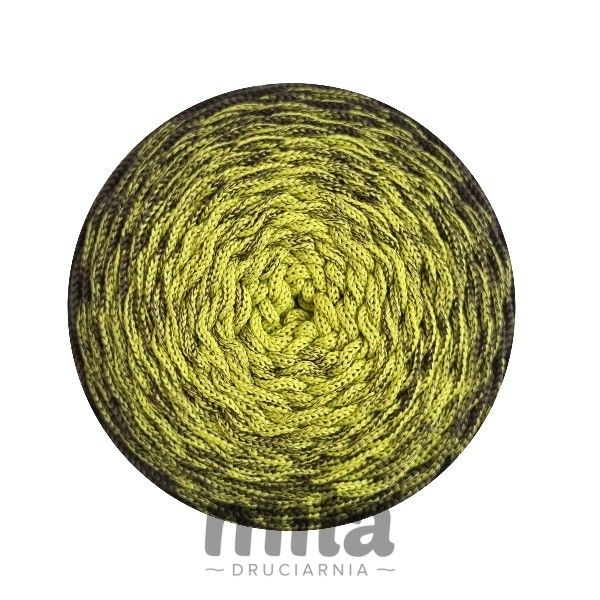 Sznur de poliester OMBRE 3 mm, 300 m. OM29, lime/khaki