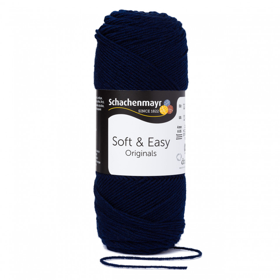 Soft & Easy  Schachenmayr 00050-albastru inchis
