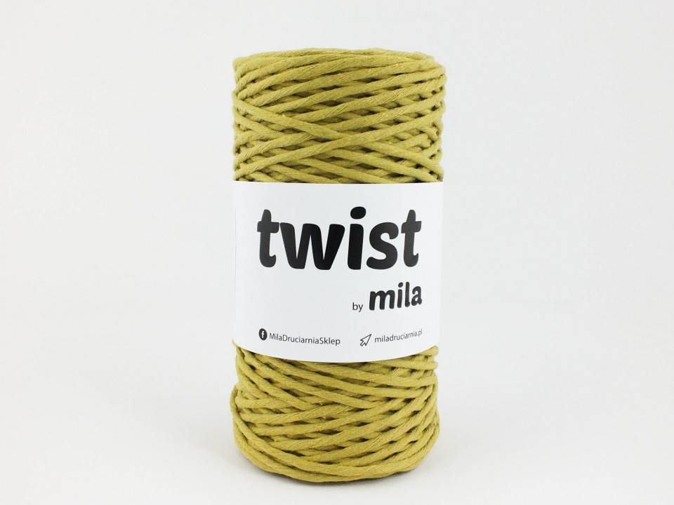 Sznur Twist 3 mm, kiwi auriu