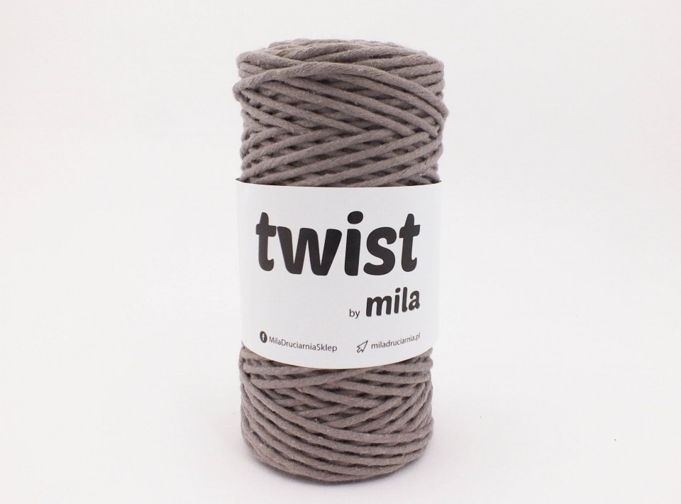 Sznur Twist, 3 mm, 08 mocha