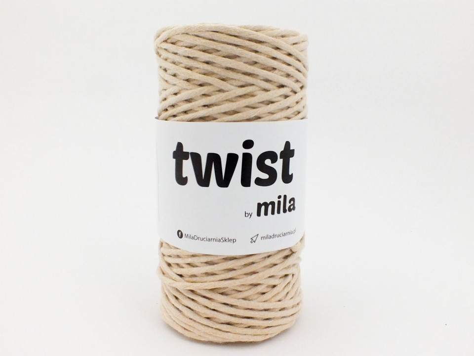 Sznur Twist, 3 mm, 09 nisip