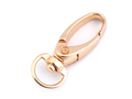 Carabină metalică pivotantă, gaură 10 mm, auriu rose
